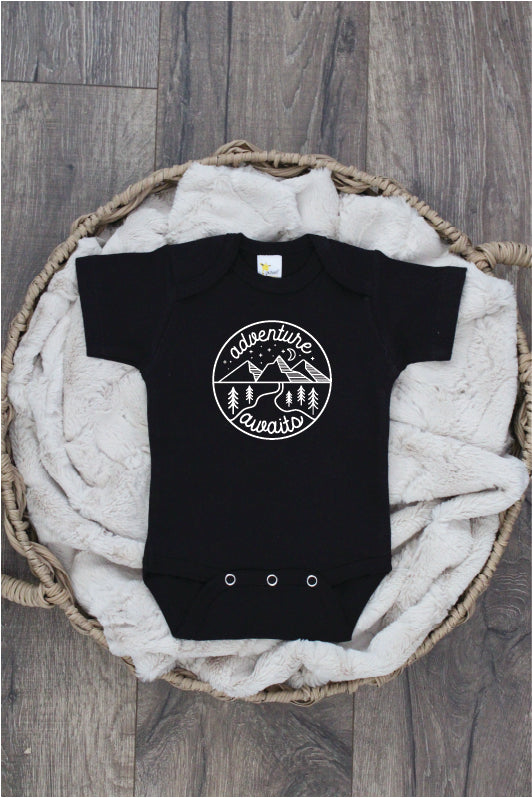 Adventure Awaits Bodysuit or T-Shirt