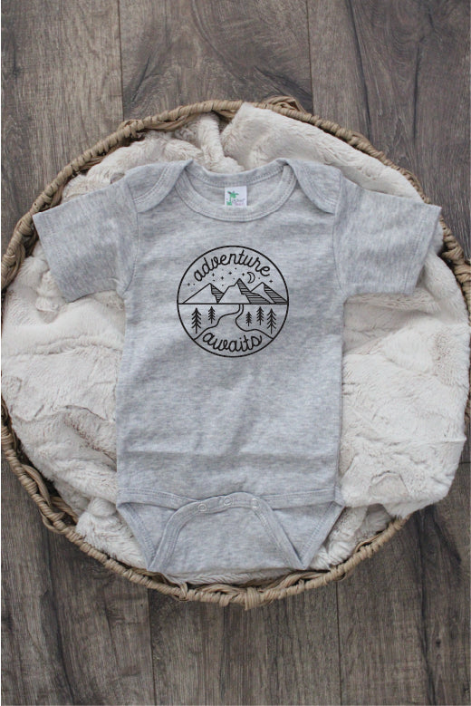 Adventure Awaits Bodysuit or T-Shirt