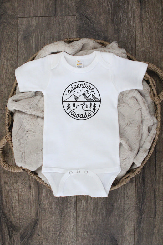 Adventure Awaits Bodysuit or T-Shirt