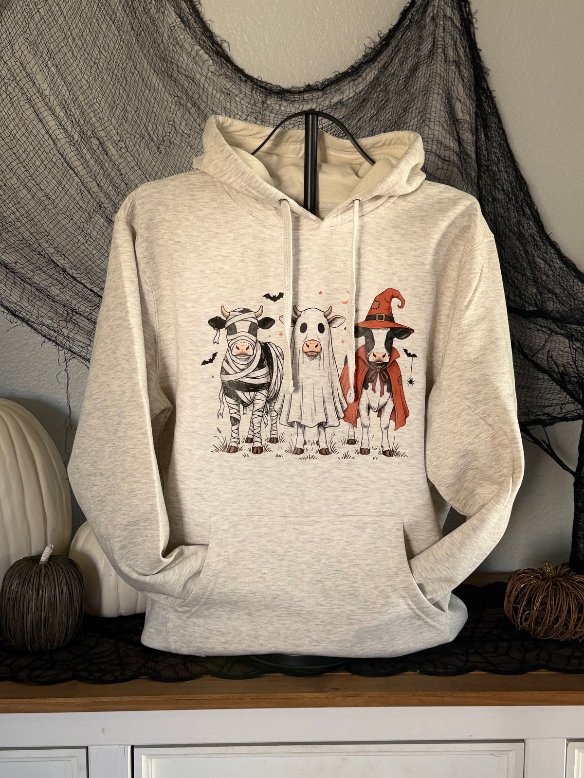 Halloween Cows | Halloween Sweatshirt for Adults