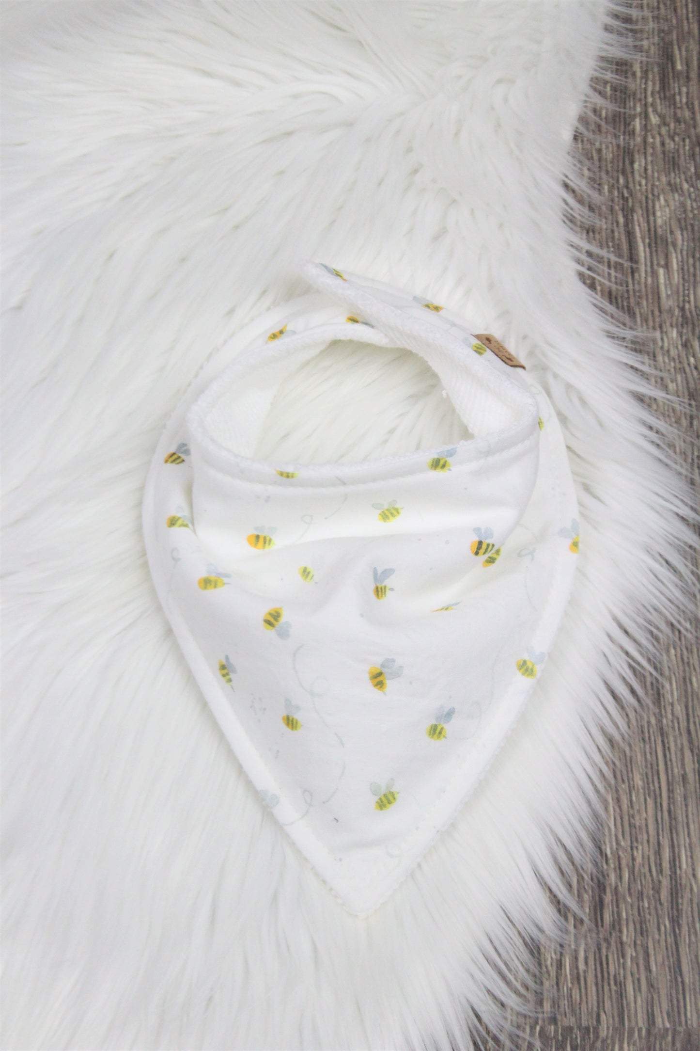 Bees Bibdana and Burp Cloth