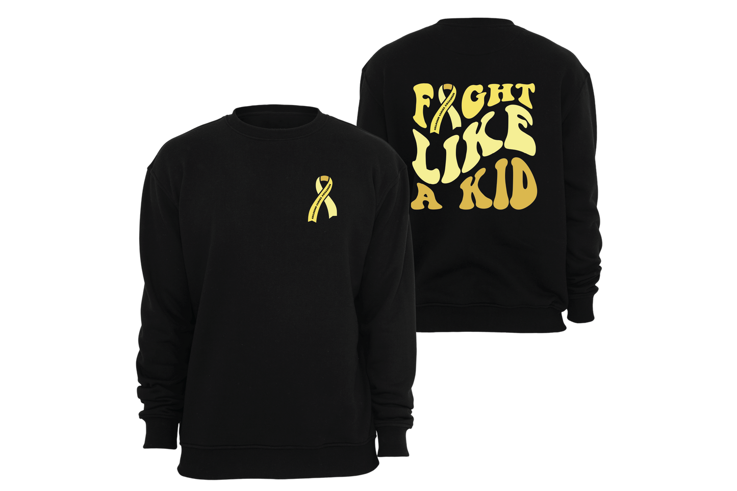 Fight Like A Kid Adult Sweatshirt