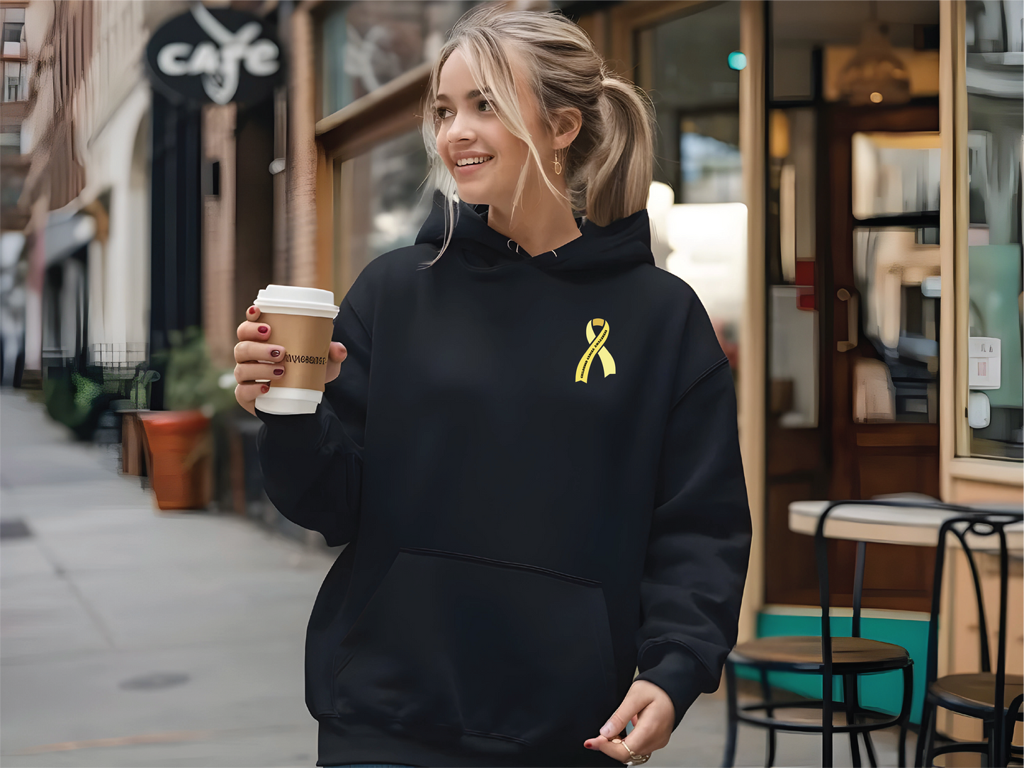 Fight Like A Kid Adult Sweatshirt