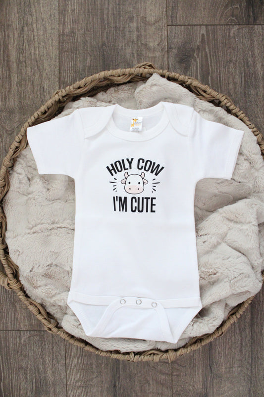 Holy Cow I'm Cute Bodysuit or T-Shirt