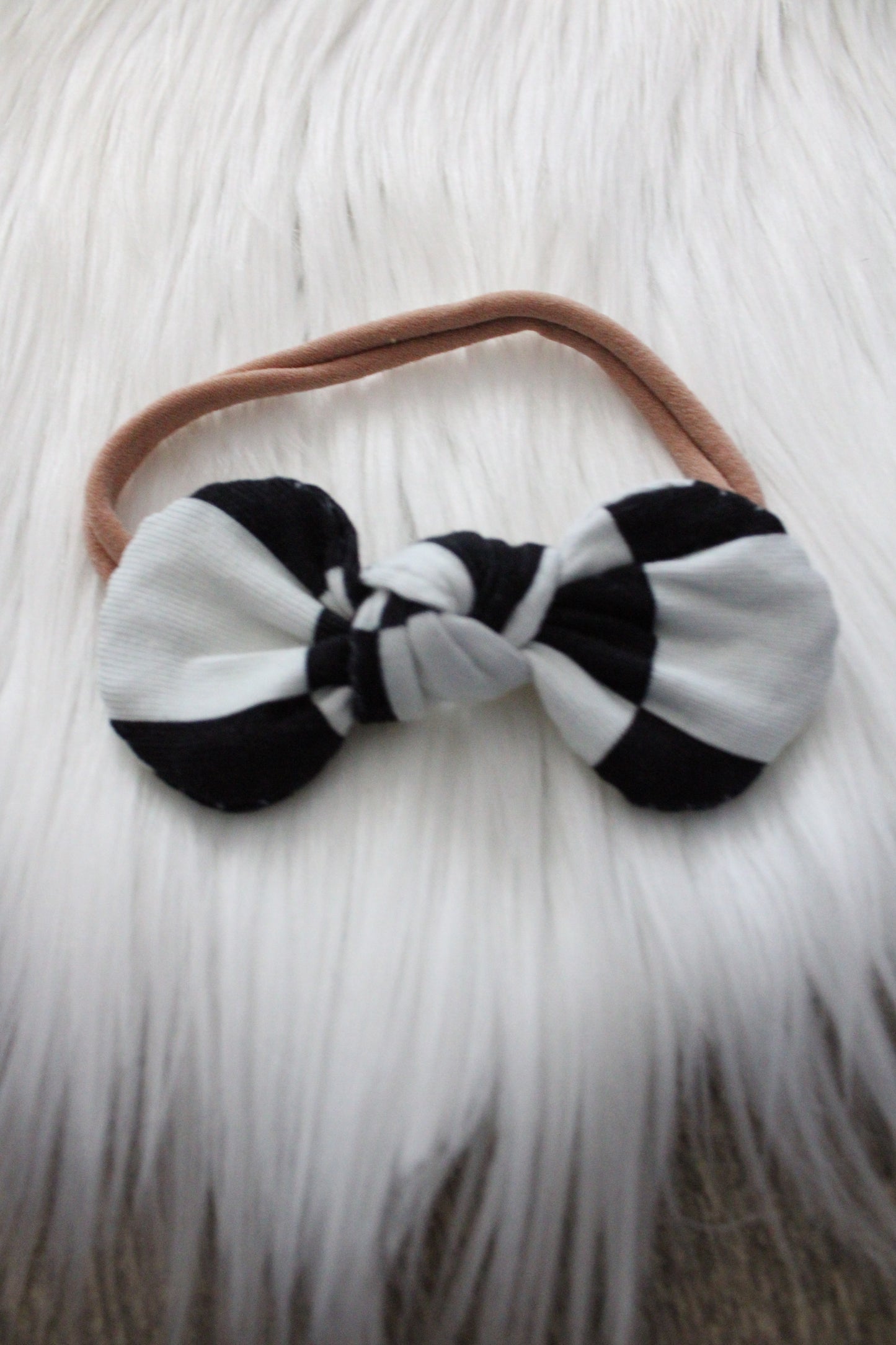Checkered Mini Knot Headband
