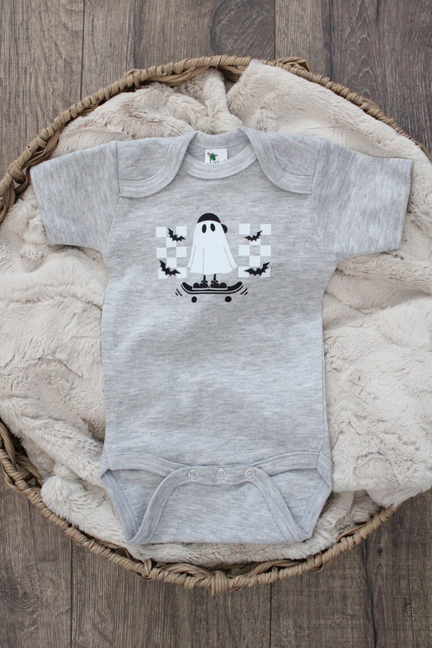 Skater Ghost Bodysuit or T-Shirt