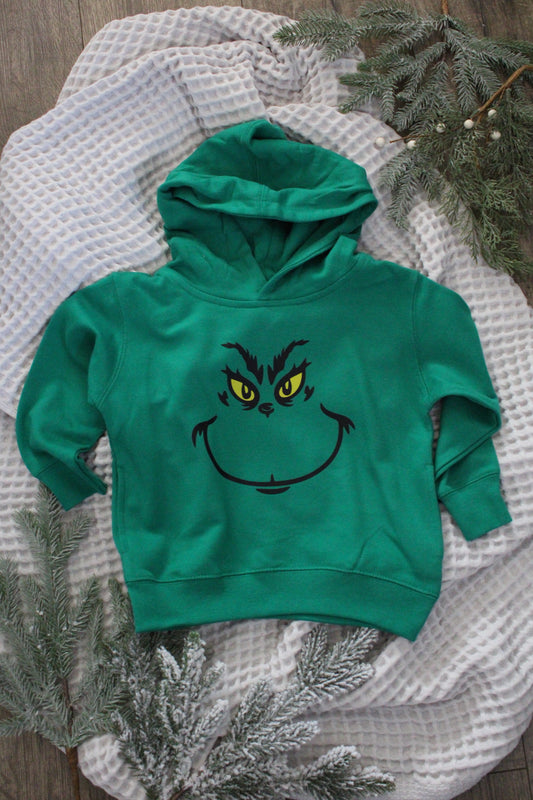 Grinch Toddler Hooded Sweatshirt