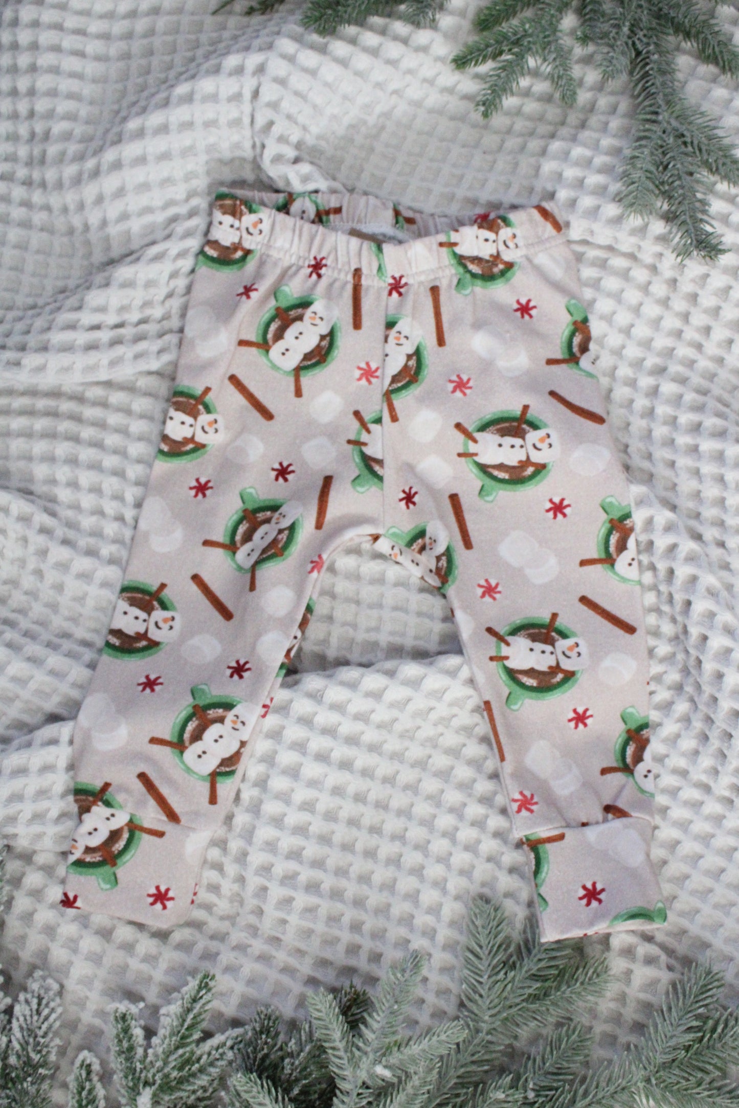 Snowman Cocoa Leggings