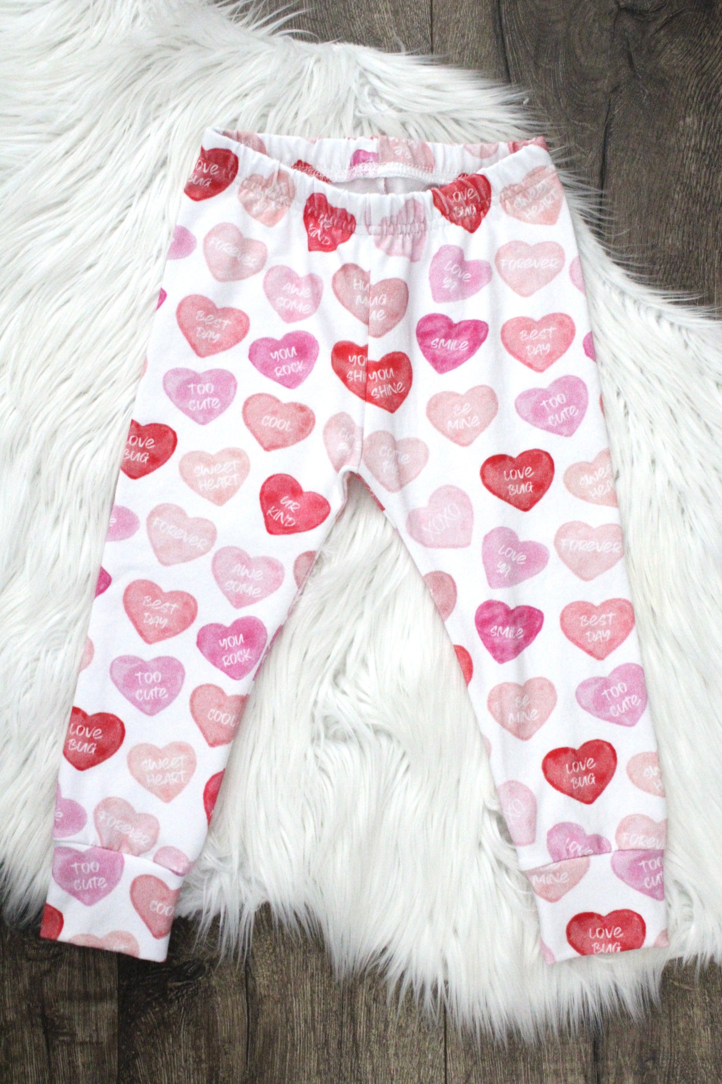 Conversation Hearts Leggings