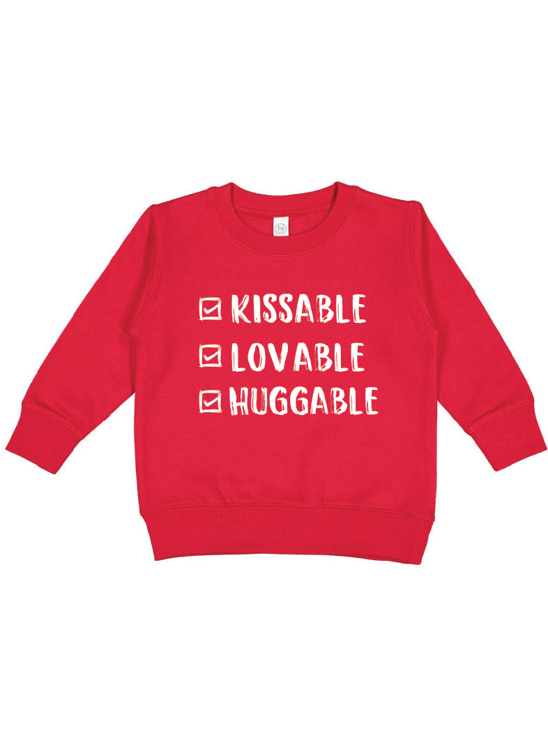 Kissable Huggable Loveable Shirts