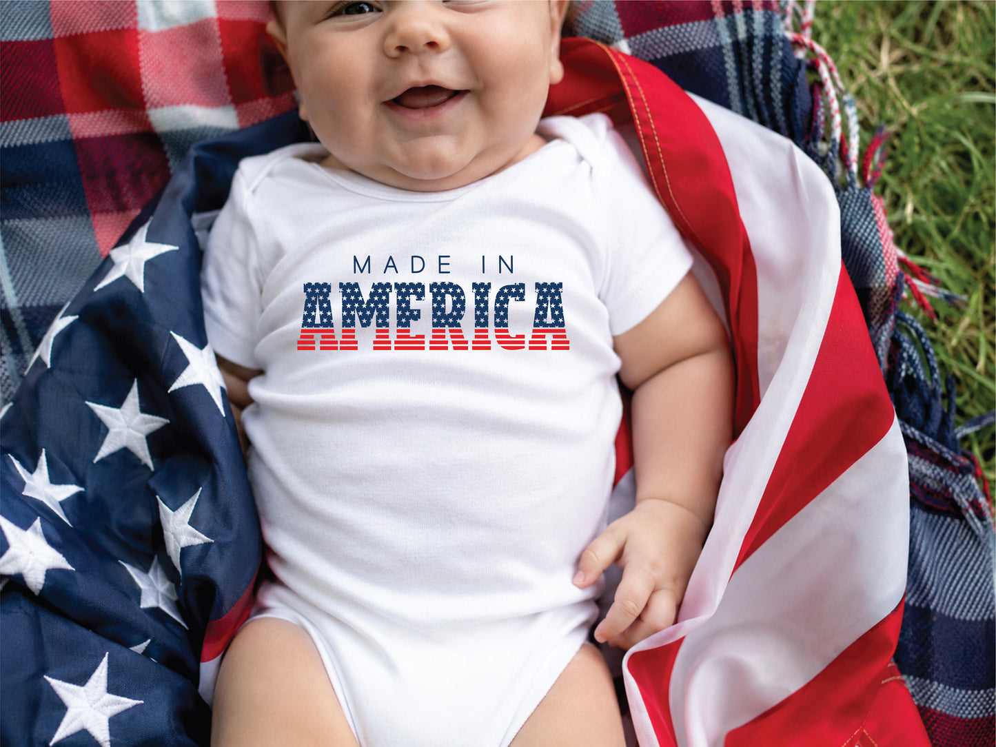 Made in America Bodysuit or T-Shirt