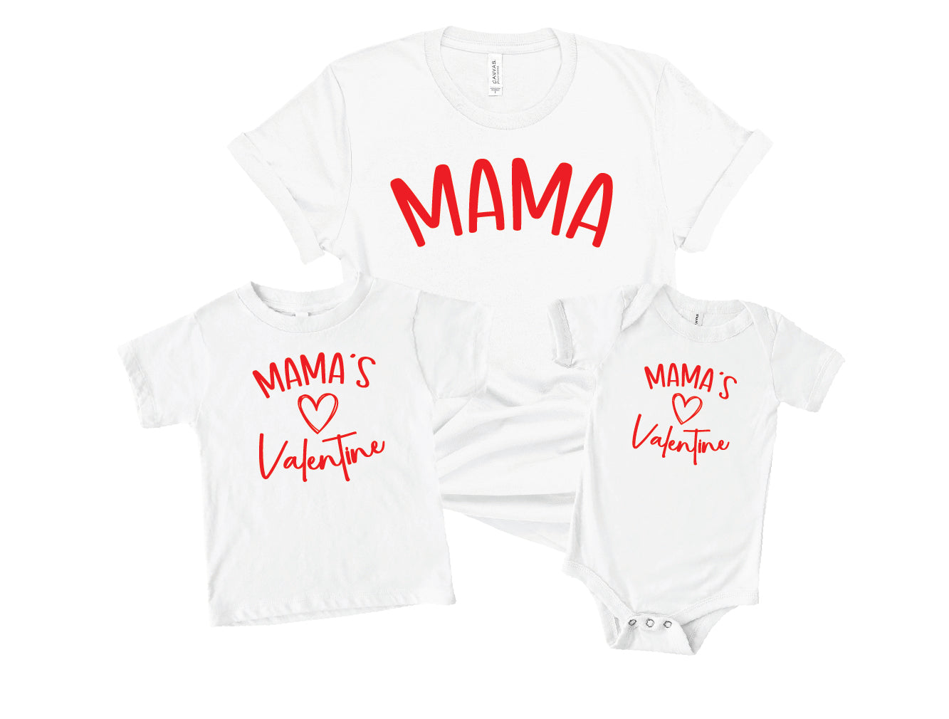 Mama & Valentine Matching Shirts