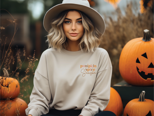 Pumpkin Spice Season Adult Tee or Sweatshirt