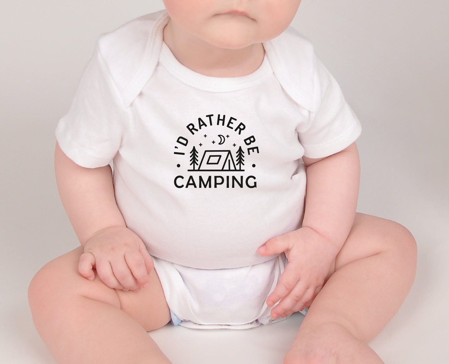 I'd Rather Be Camping Bodysuit or T-Shirt
