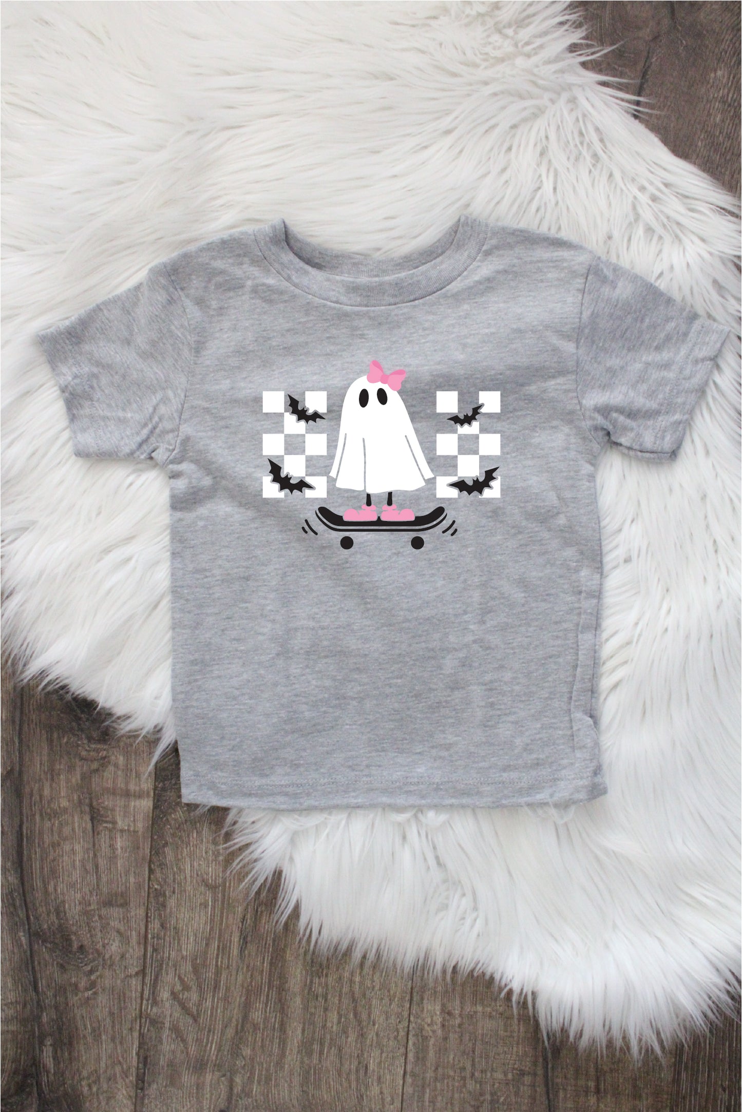 Skater Girl Ghost Bodysuit or T-Shirt
