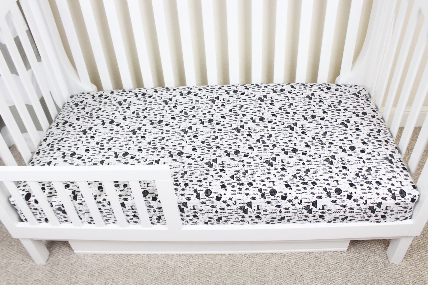 Camping Adventure Crib Sheet or Changing Pad Cover