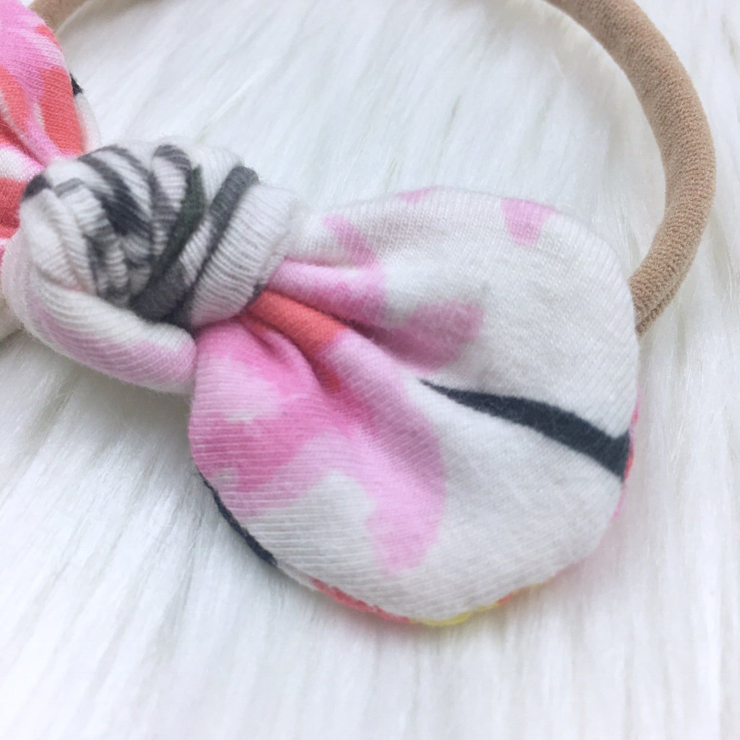 Pink Peonies Headband