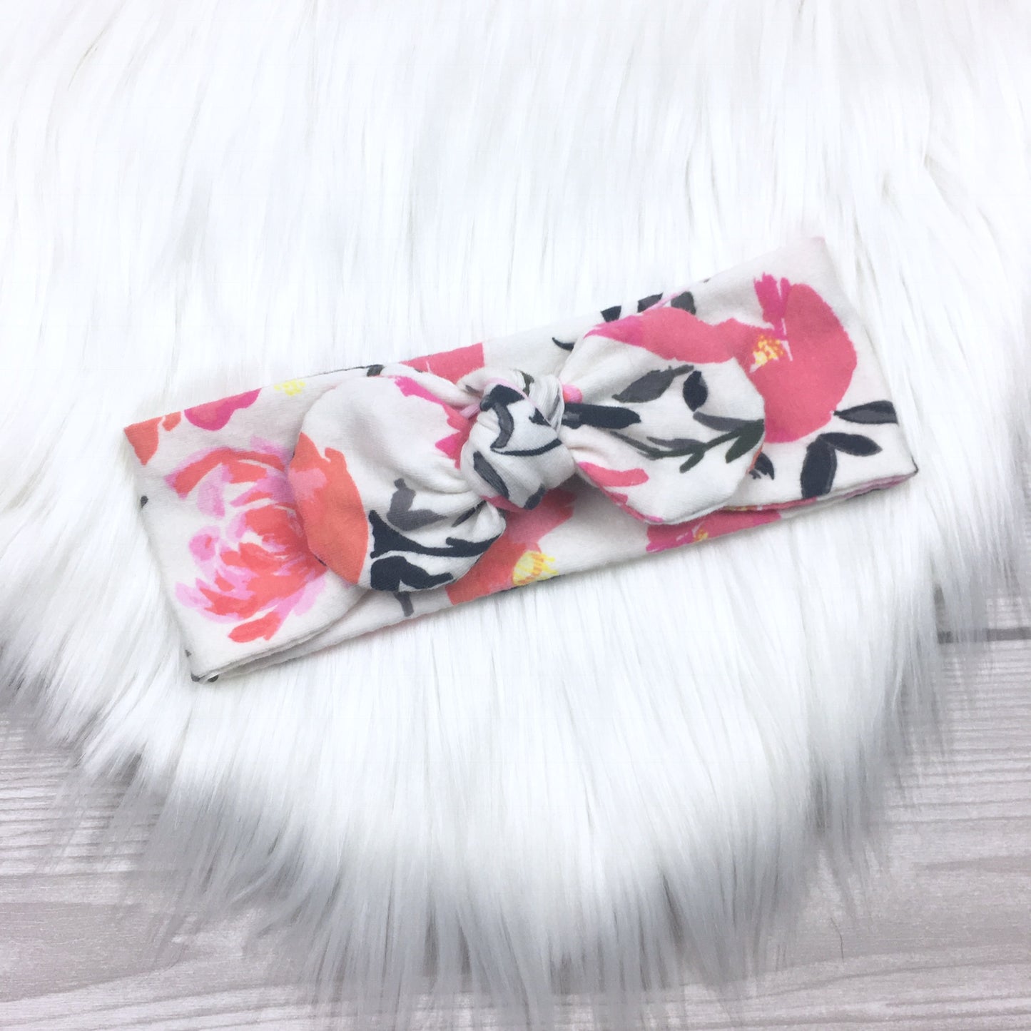 Pink Peonies Headband