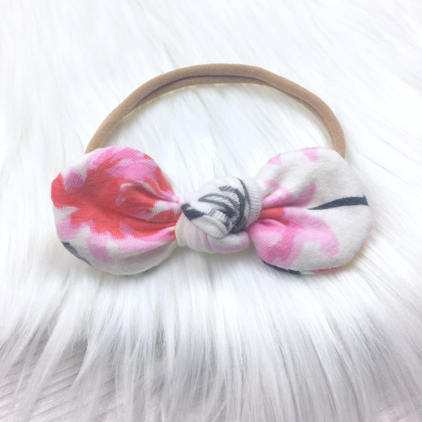Pink Peonies Headband