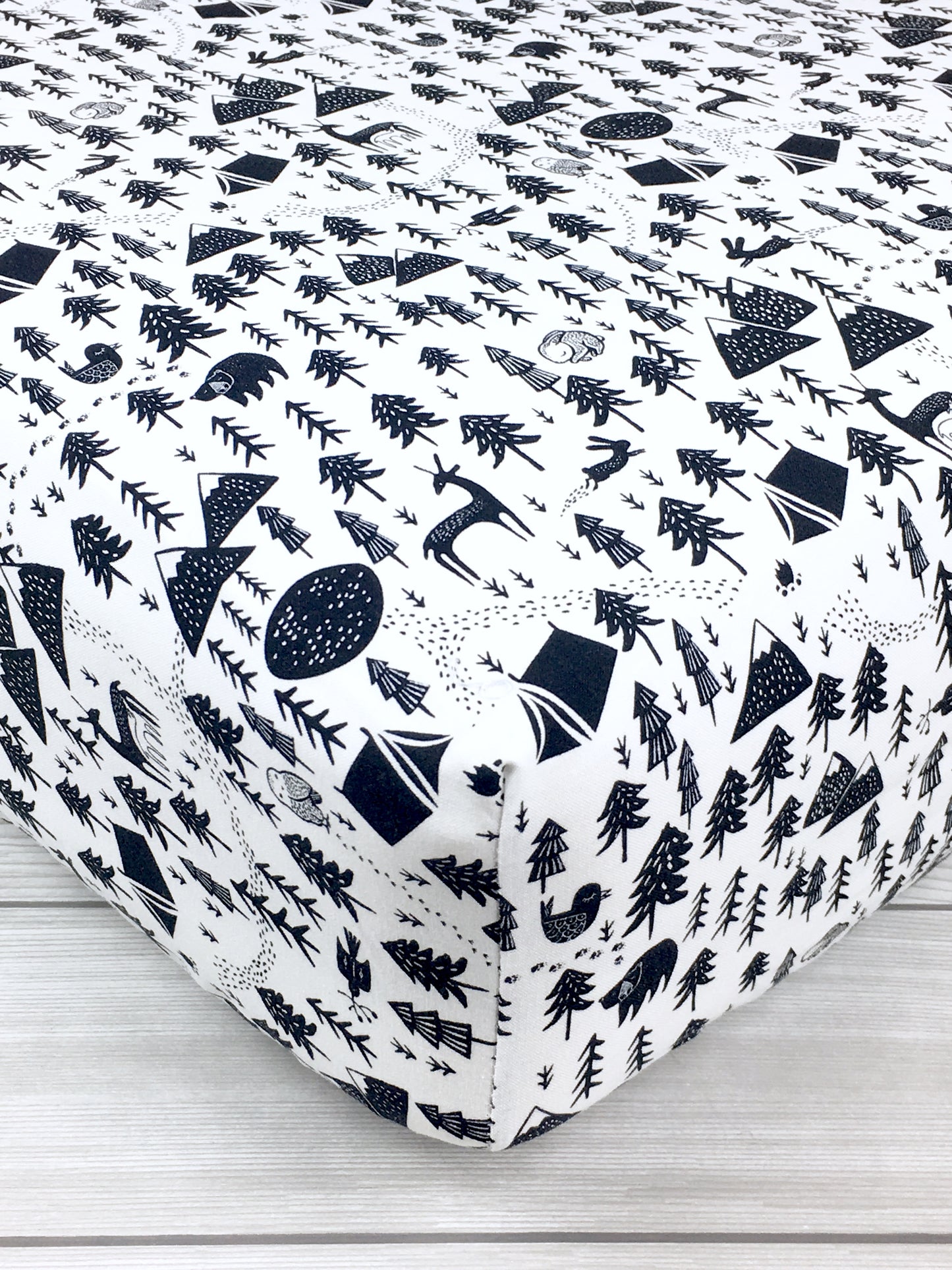 Camping Adventure Crib Sheet or Changing Pad Cover