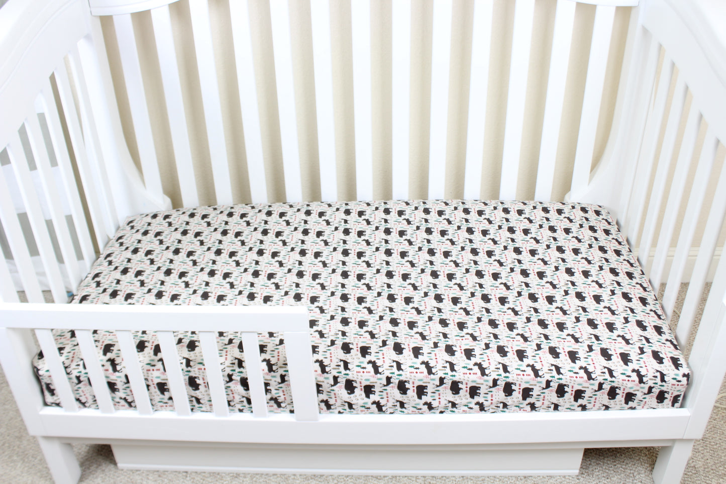 Woodland Animals Crib Sheet or Changing Pad Cover