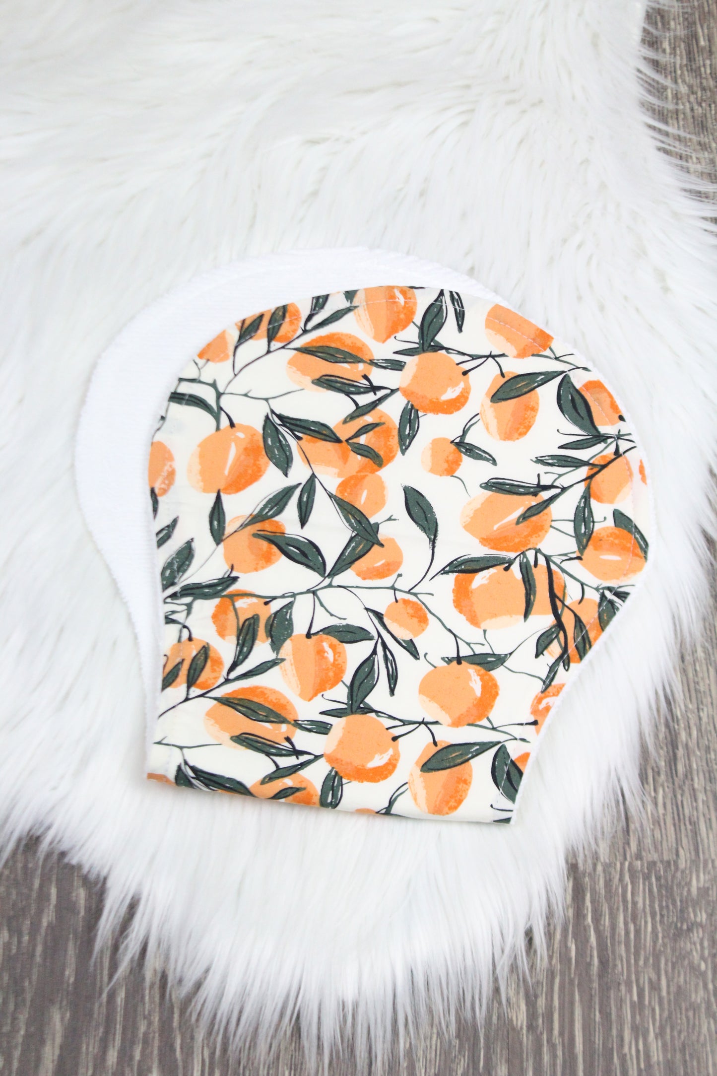 Peaches Bibdana and Burp Cloth