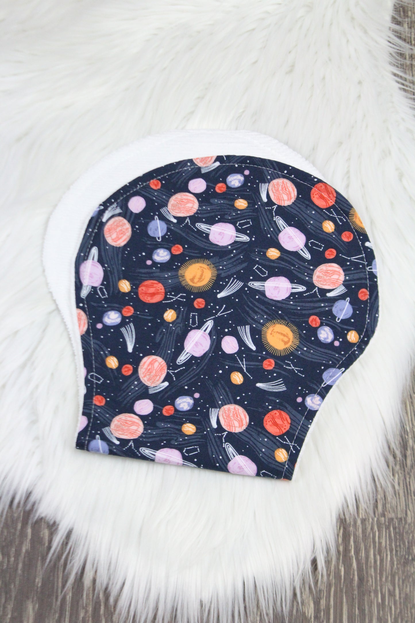 Planets Bibdana and Burp Cloth
