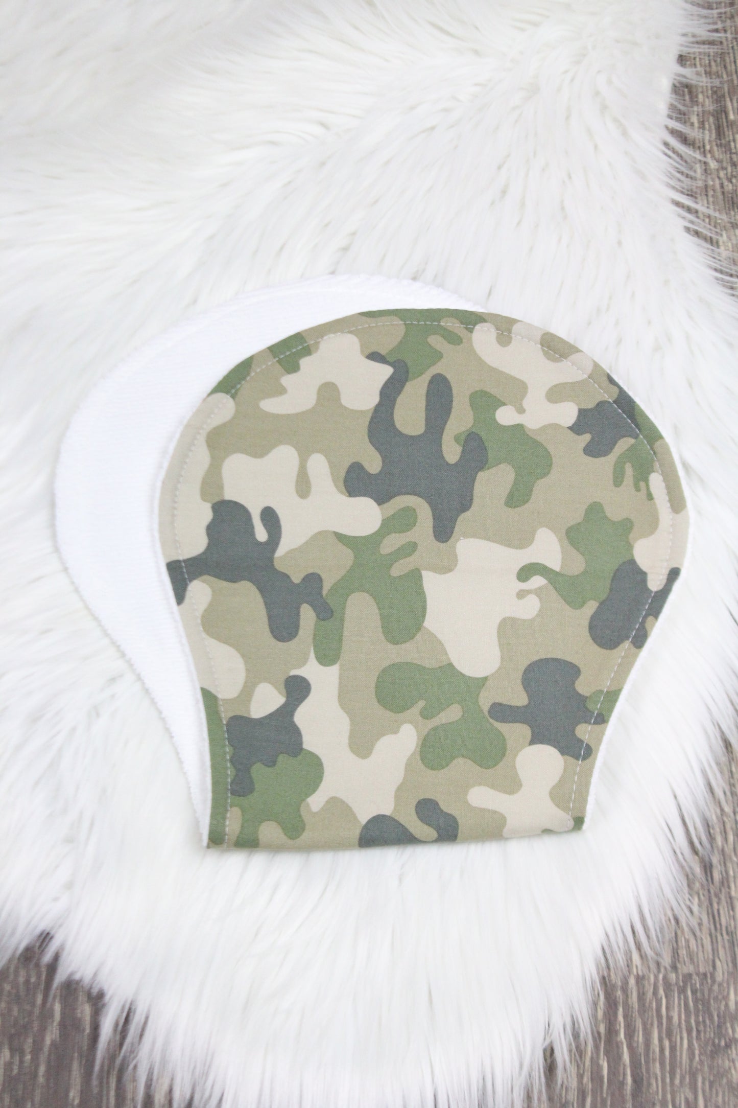 Camo Bibdana and Burp Cloth