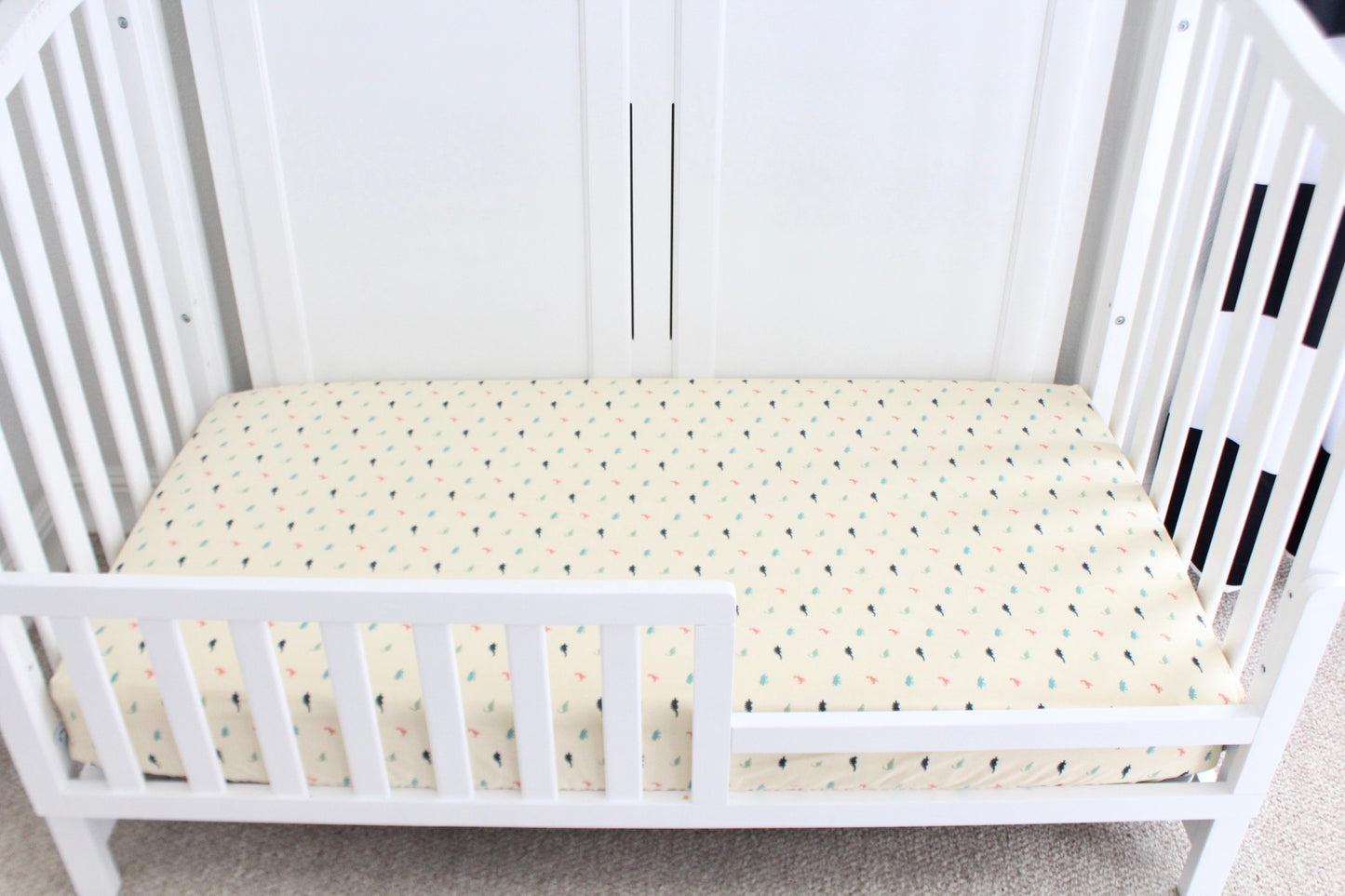 Mini Dinosaurs Crib Sheet or Changing Pad Cover