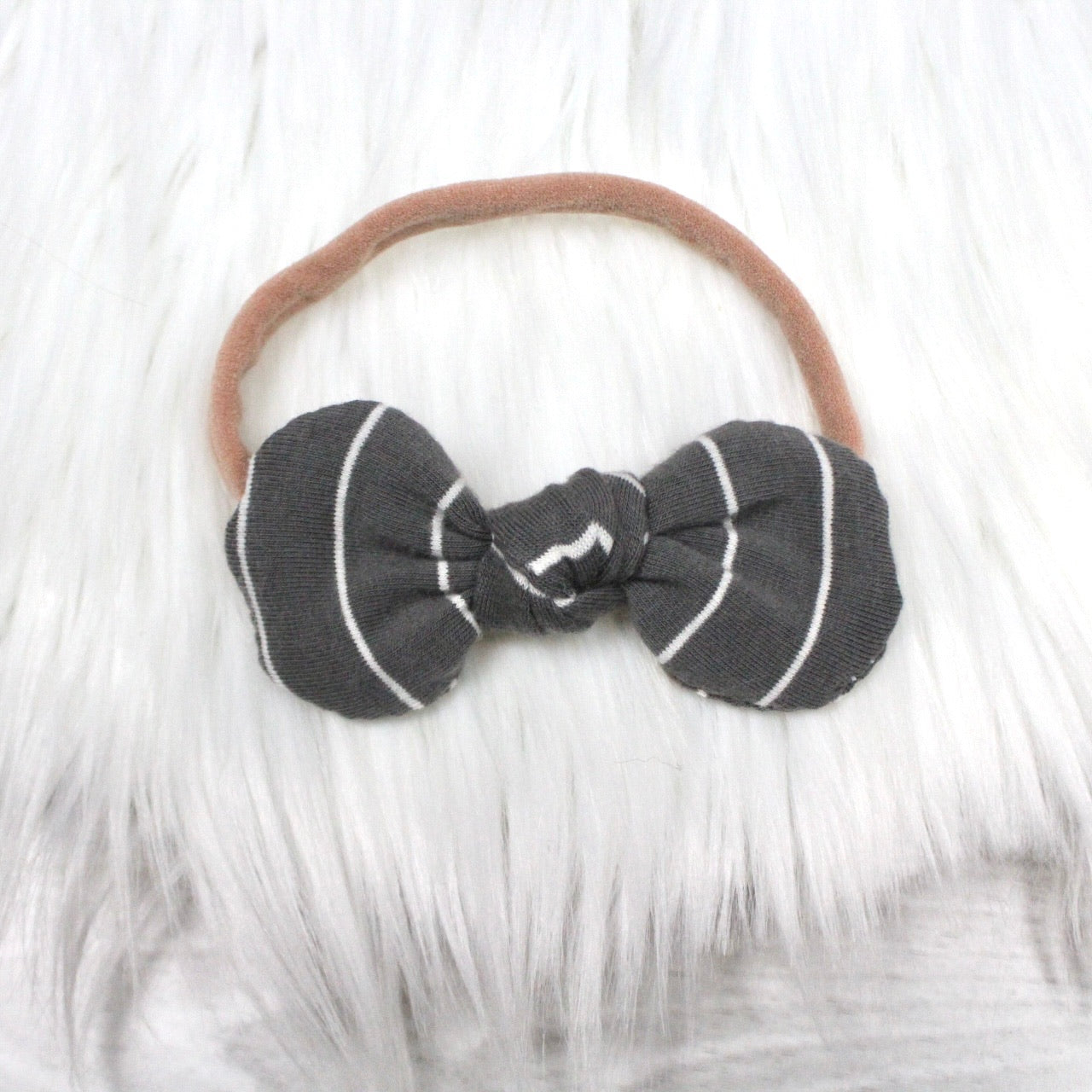 Dark Gray Stripes Swaddle Blanket