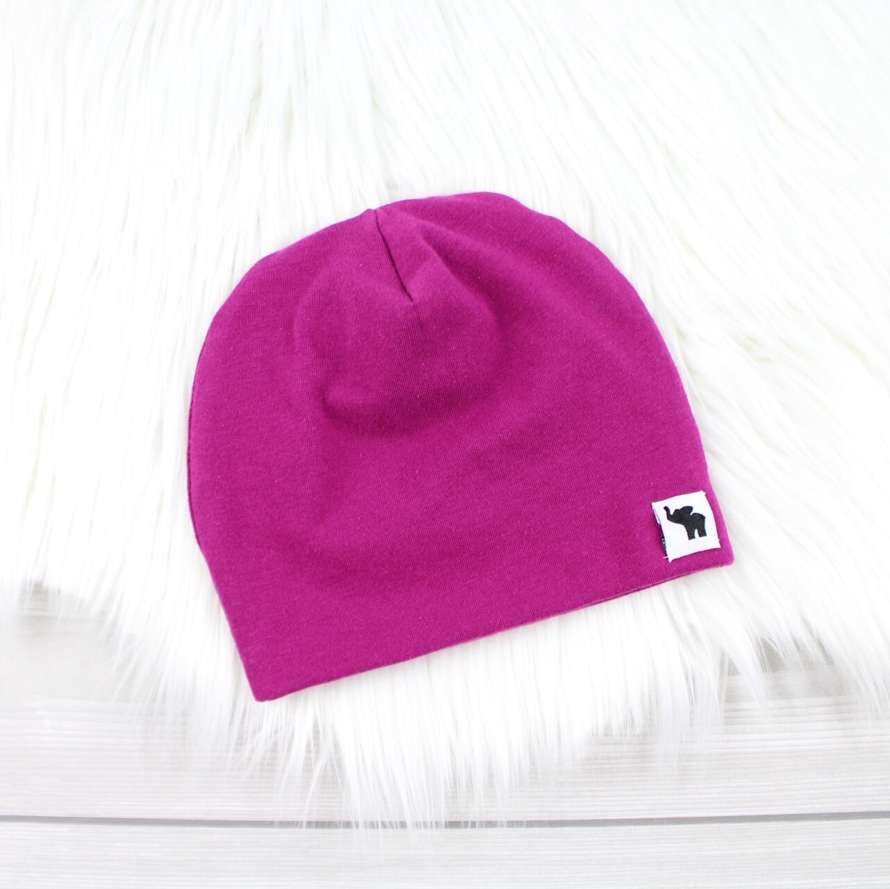 Orchid Pom Beanie