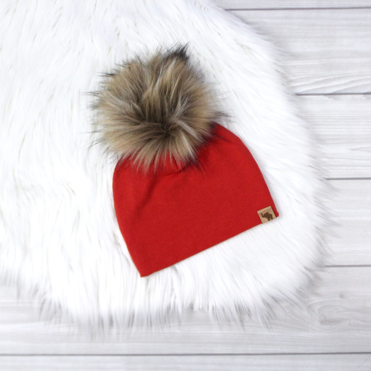 Pumpkin Spice Pom Beanie