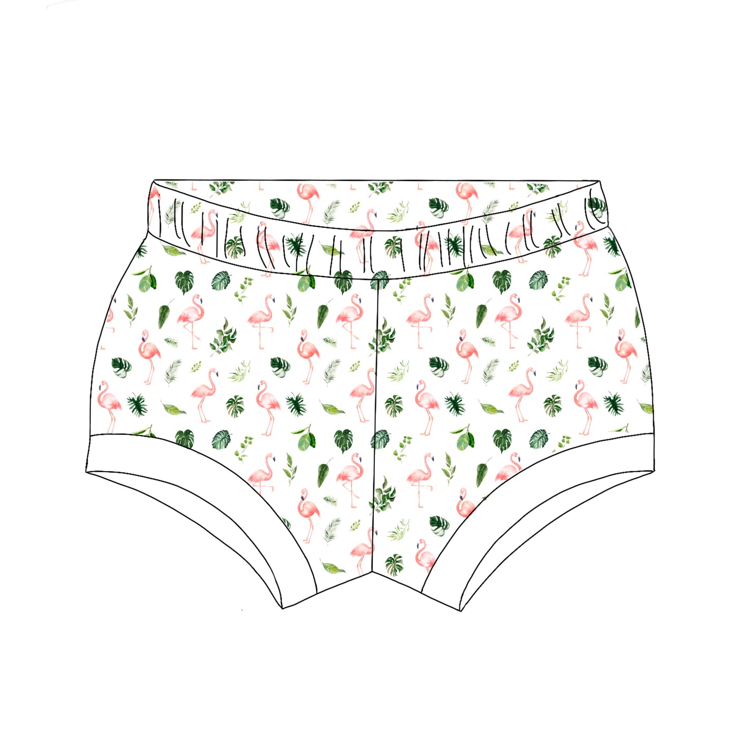 Flamingo Shorties