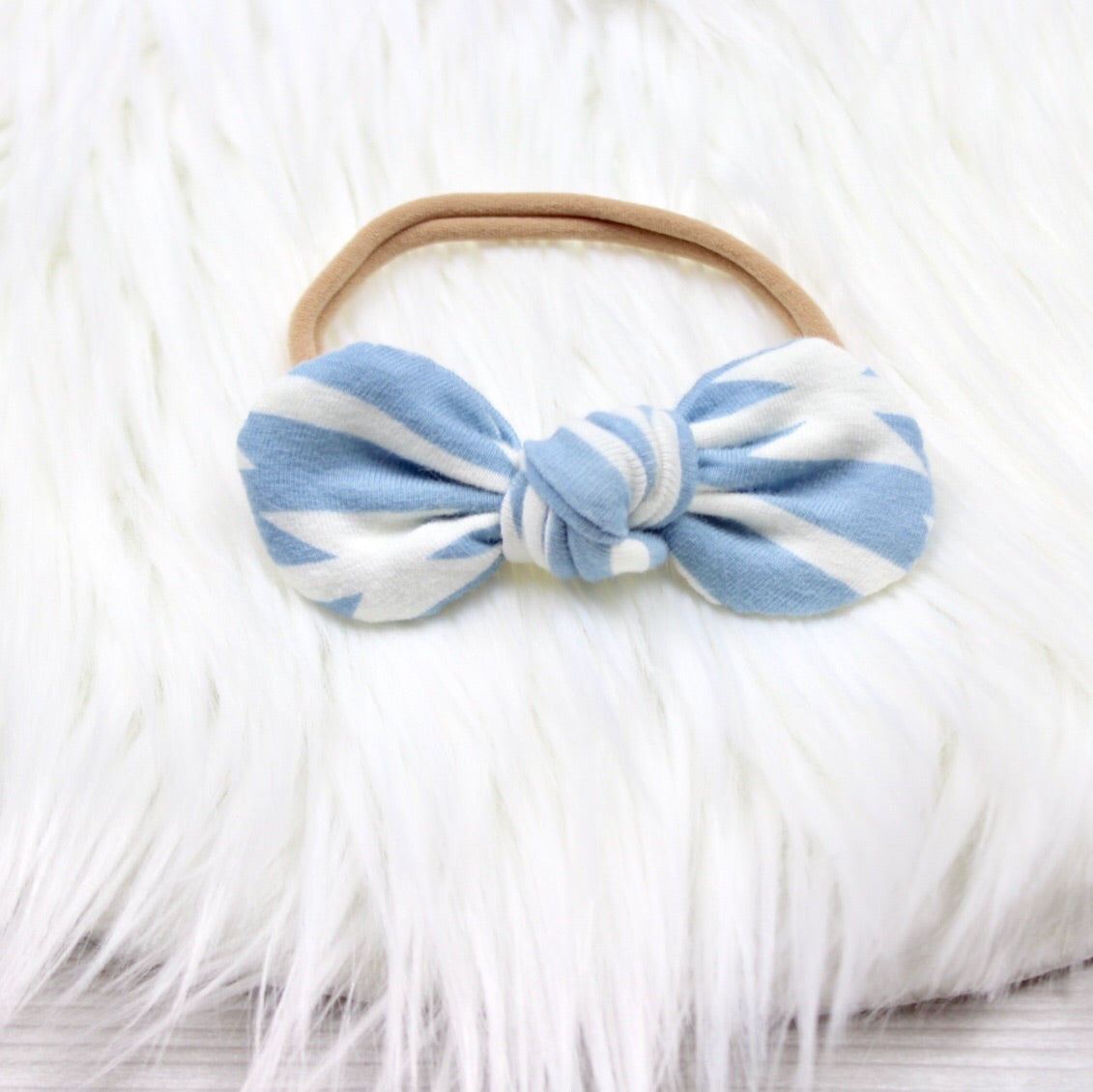 Blue Aztec Swaddle Blanket