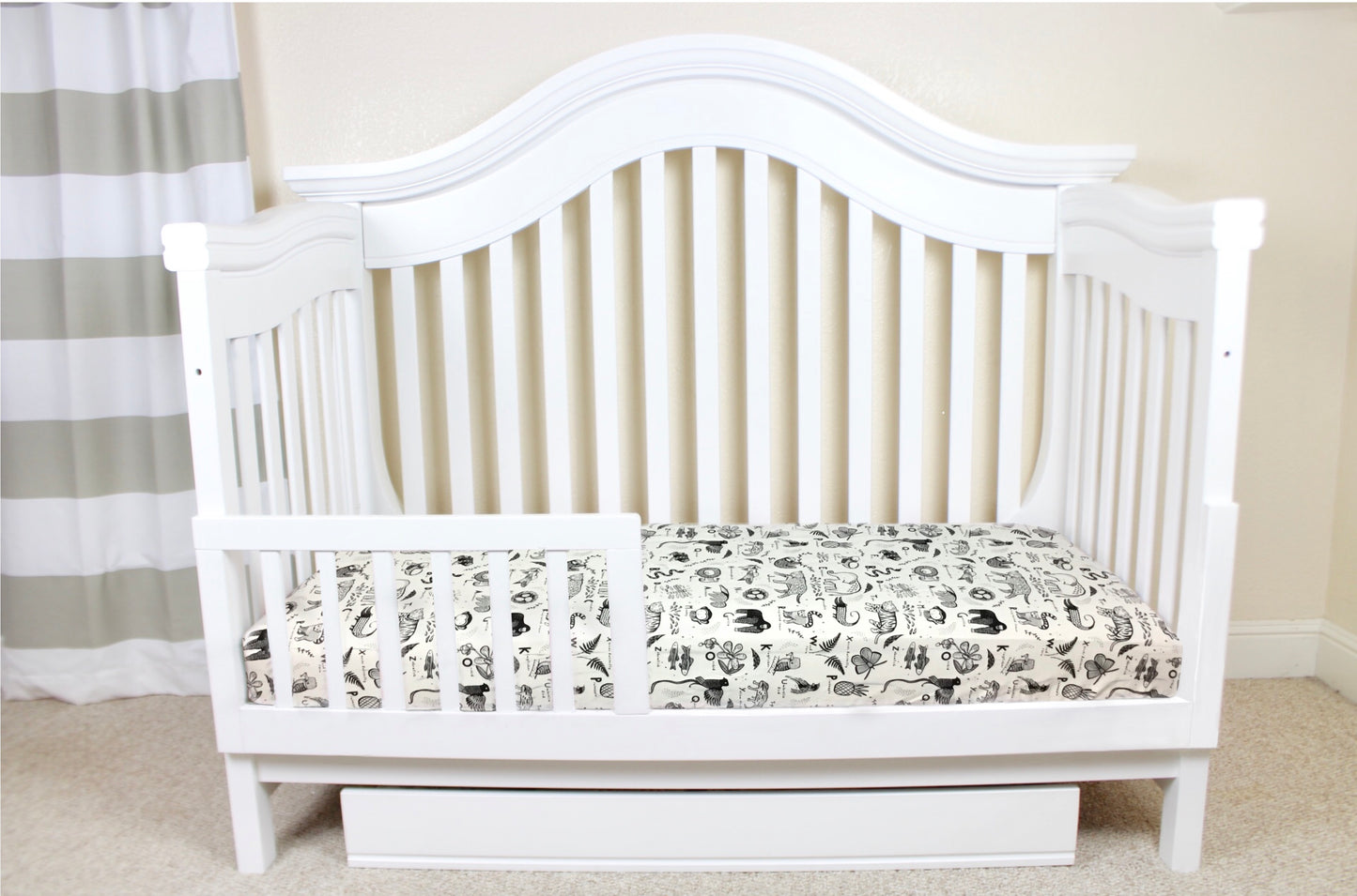 ABC Animals Crib Sheet or Changing Pad Cover