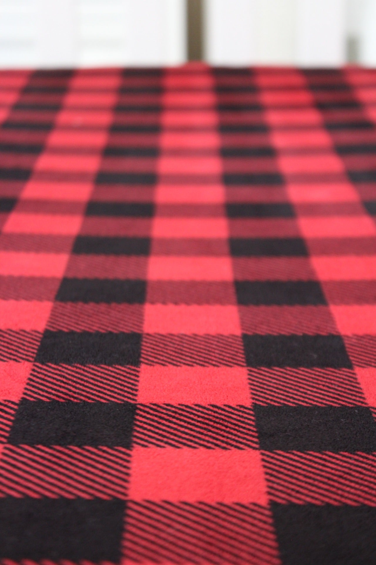 Buffalo Plaid Minky Crib Sheet or Changing Pad Cover