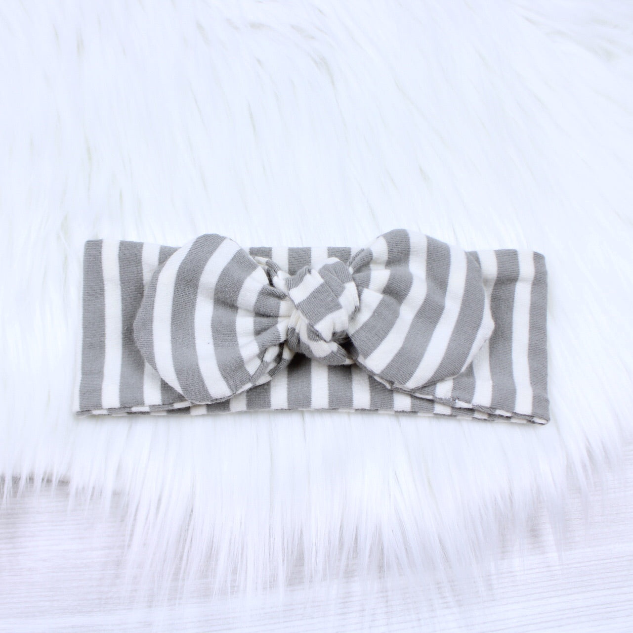 Gray Stripes Swaddle Blanket