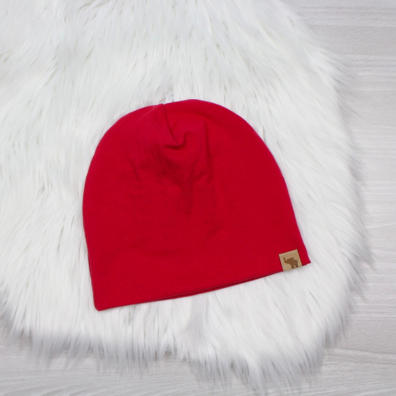 Red Pom Beanie