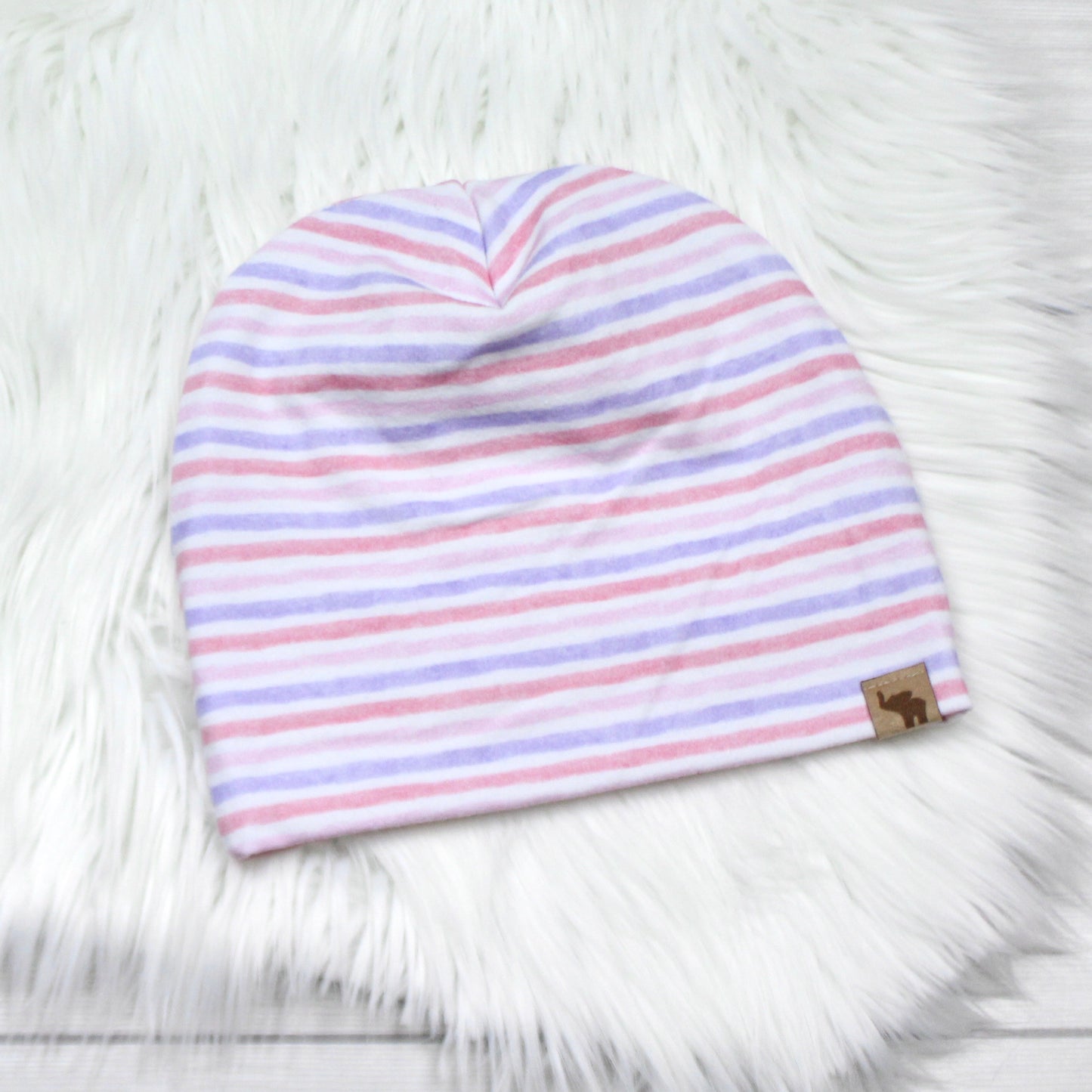 Watercolor Stripes Beanie