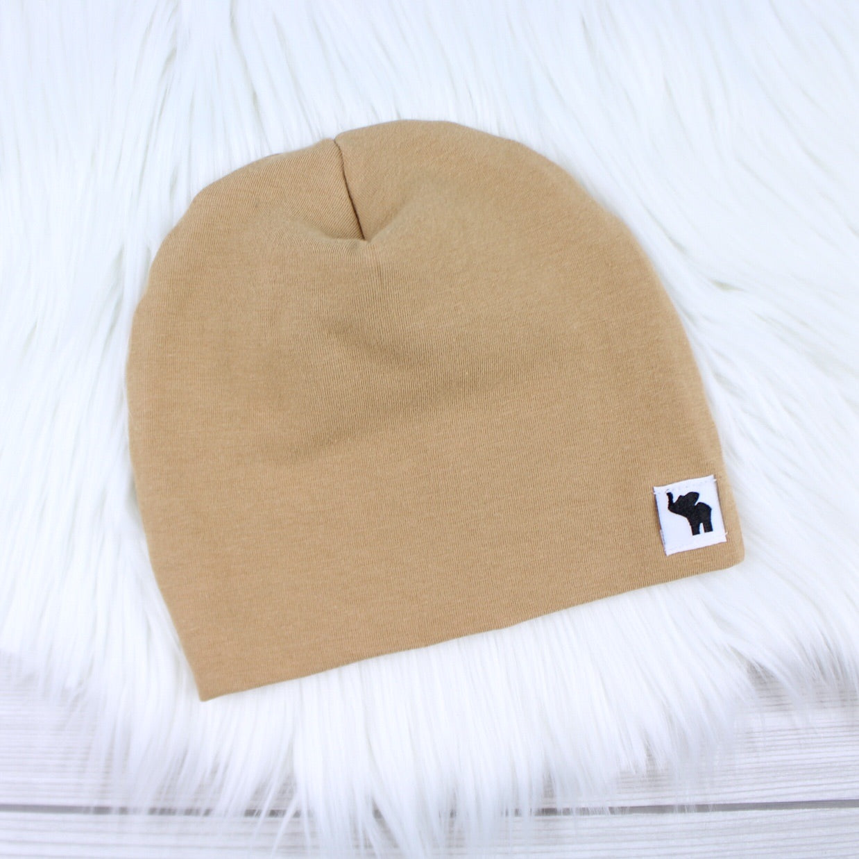 Caramel Pom Beanie
