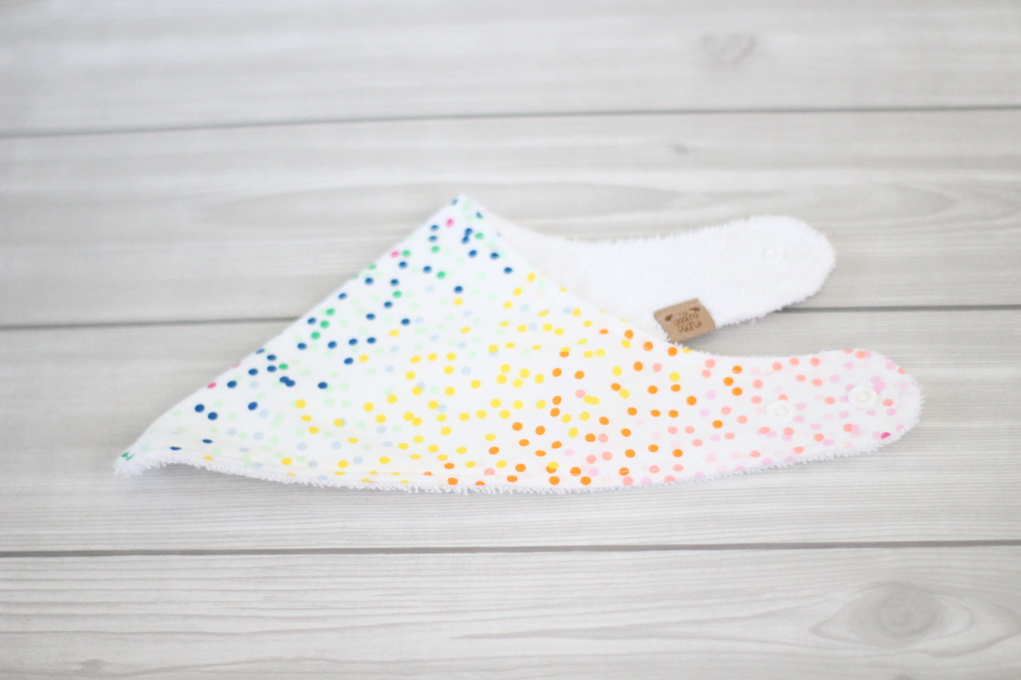 Rainbow Confetti Bibdana