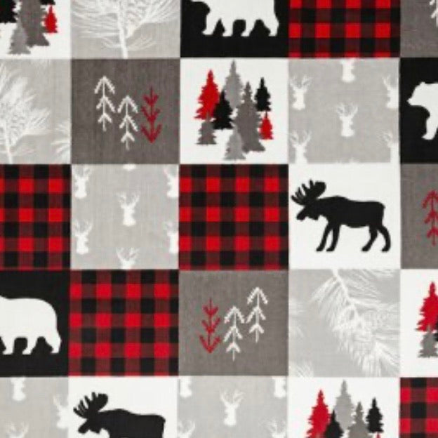 Woodland Minky Crib Sheet or Changing Pad Cover