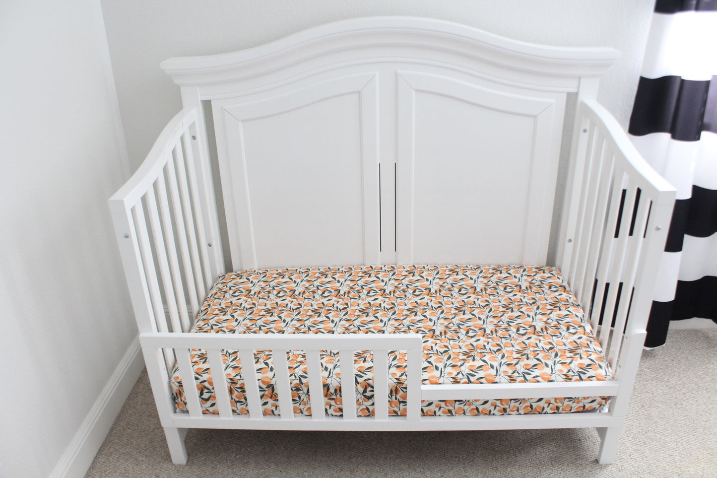 Peaches Crib Sheet or Changing Pad Cover