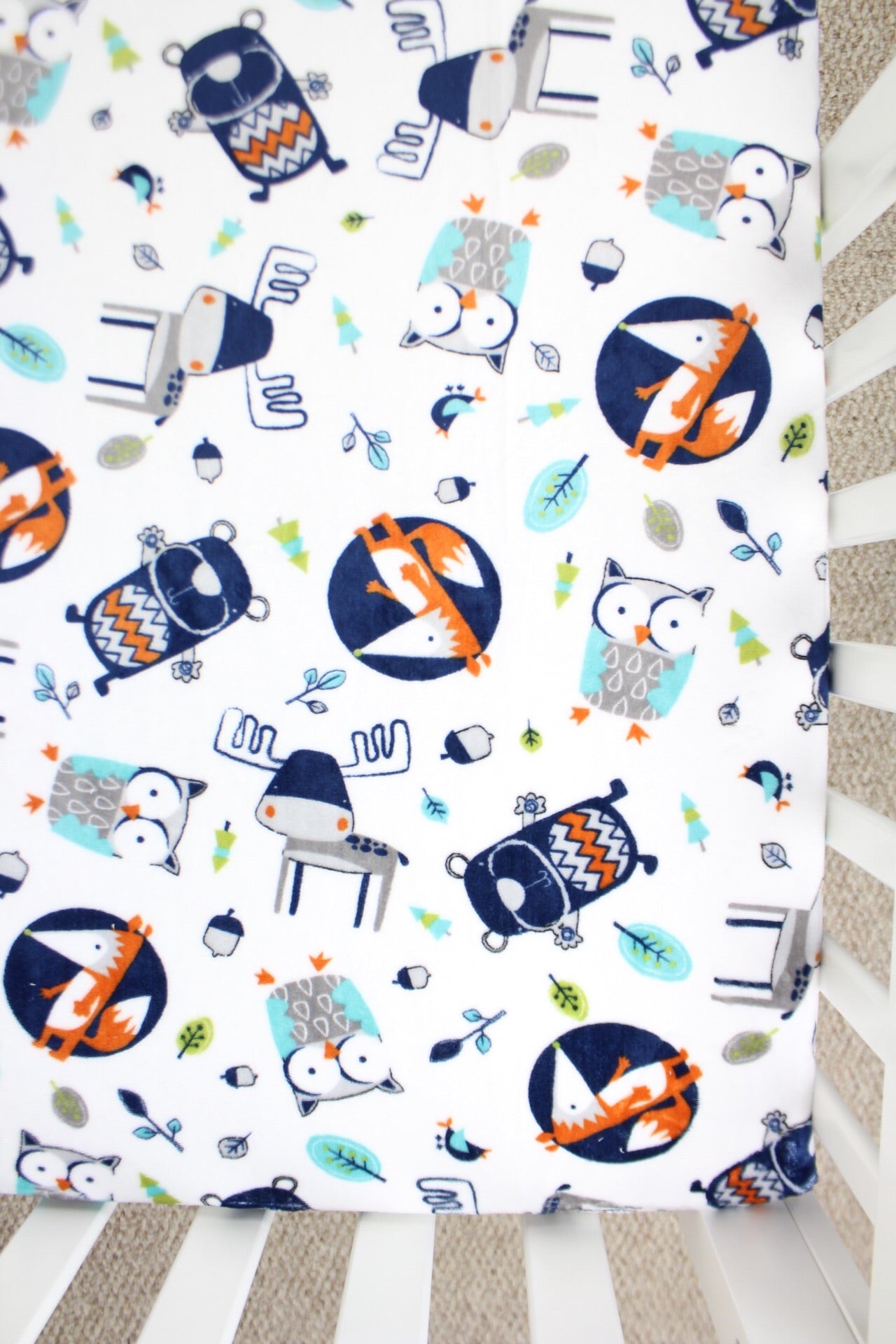 Woodland Friends Minky