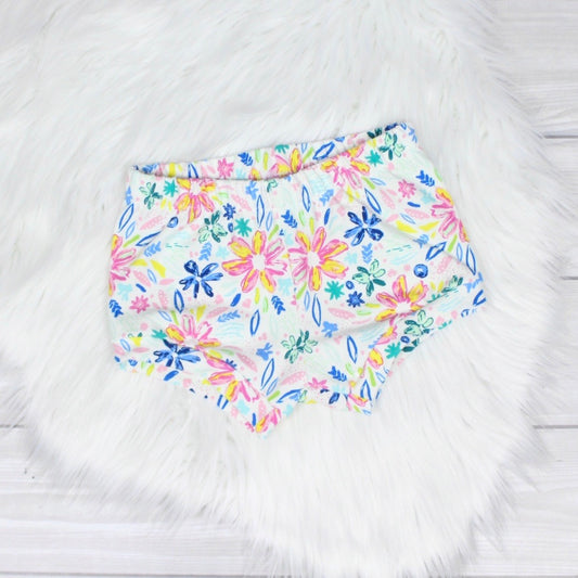 Bright Floral Shorties