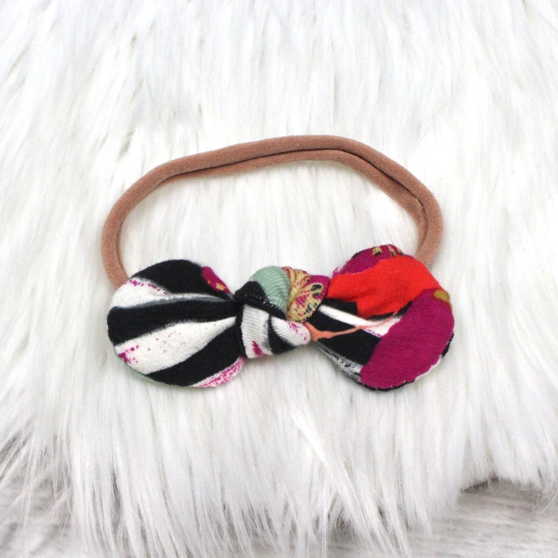 Fall Poppies and Stripes Swaddle Blanket