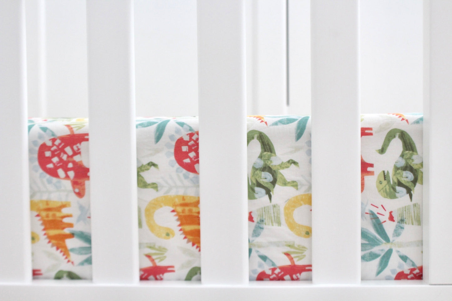 Roar Dinosaurs Crib Sheet or Changing Pad Cover