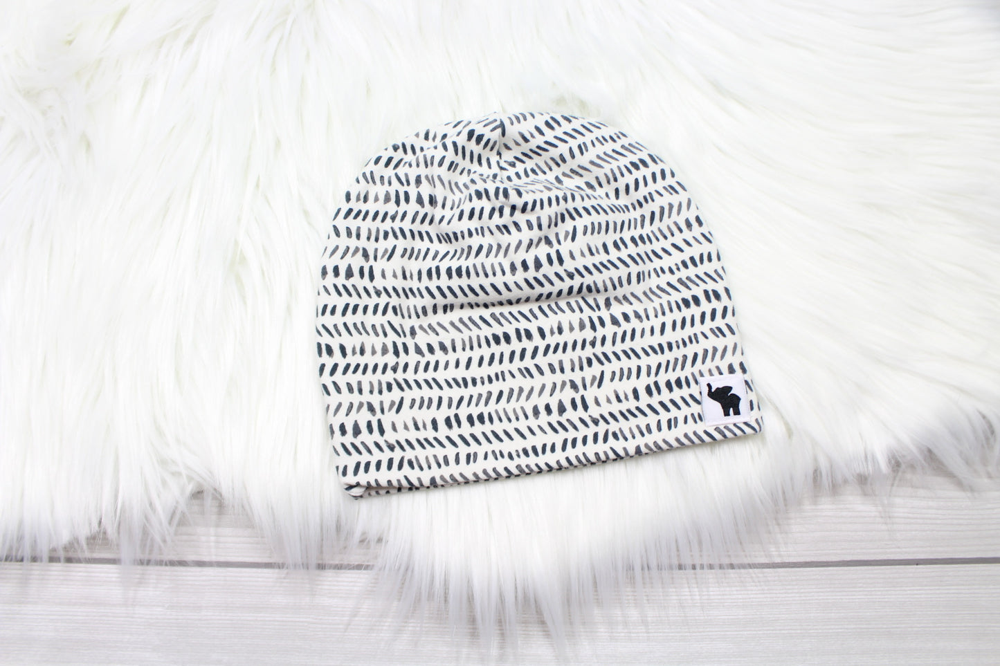 Watercolor Monochrome Beanie