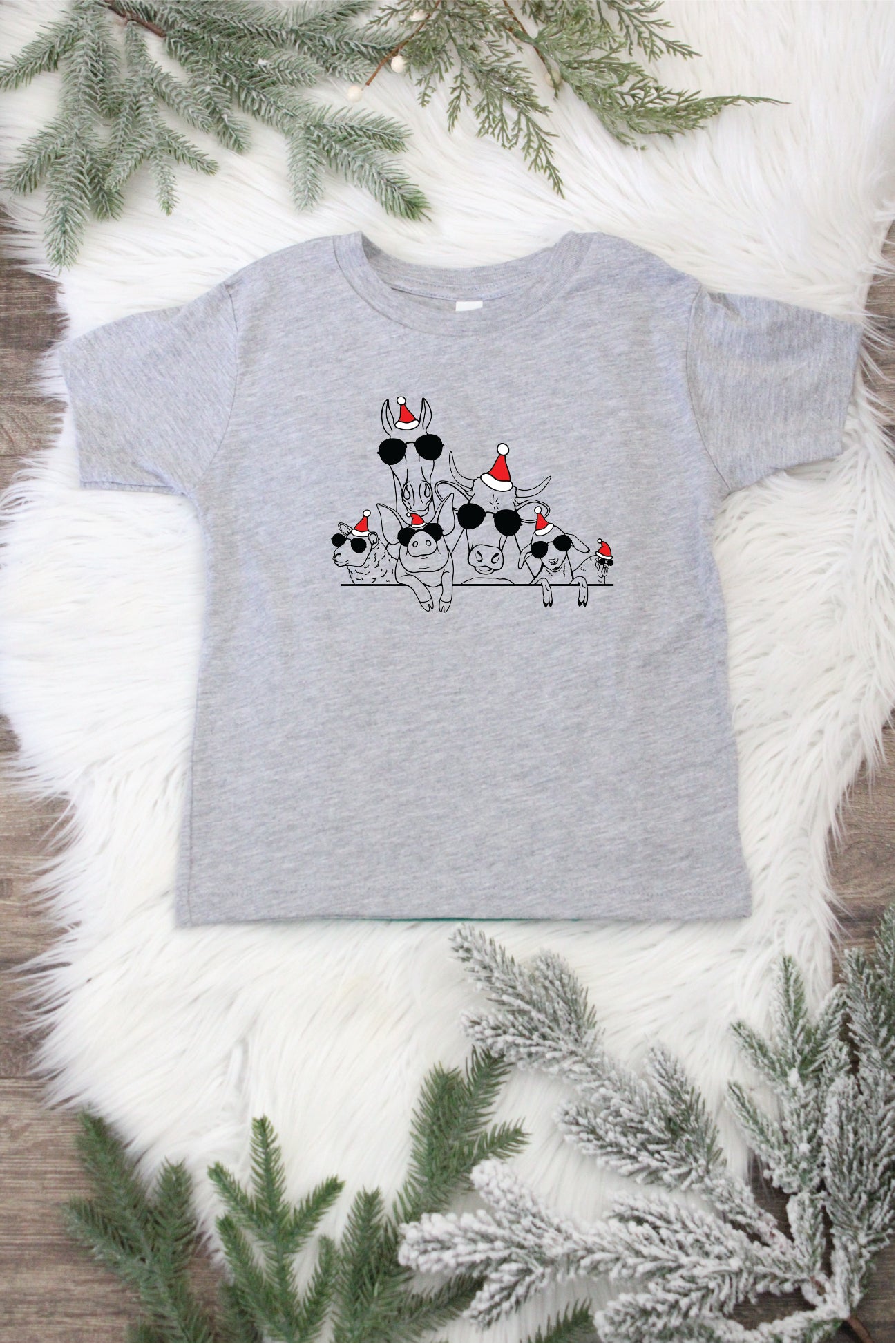 Christmas Farm Animal Shirts