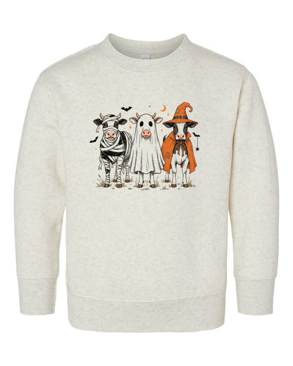 Halloween Cows |  Halloween Sweatshirt for Kids